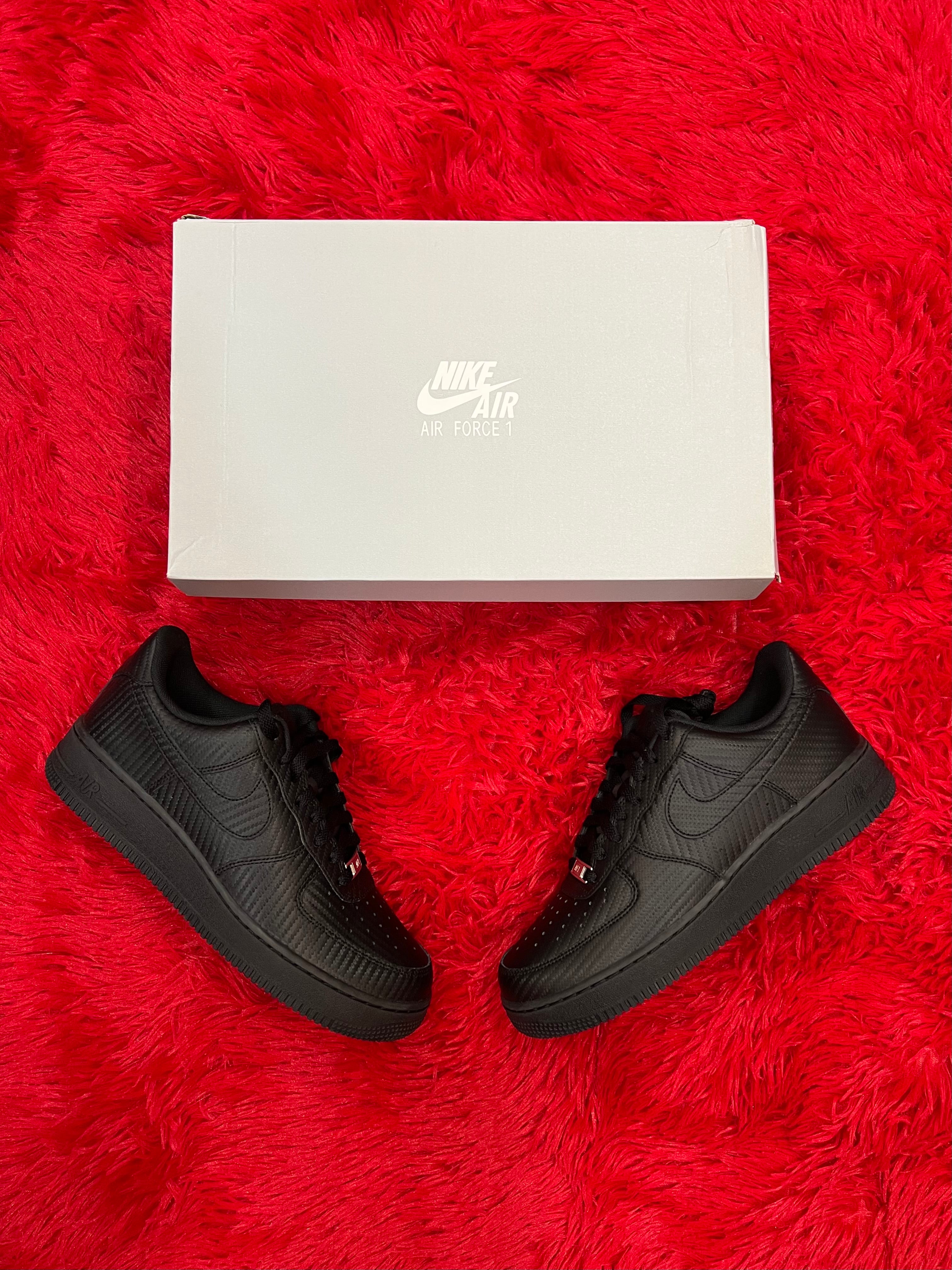 Nike Air Force 1 Low Black Carbon Fiber